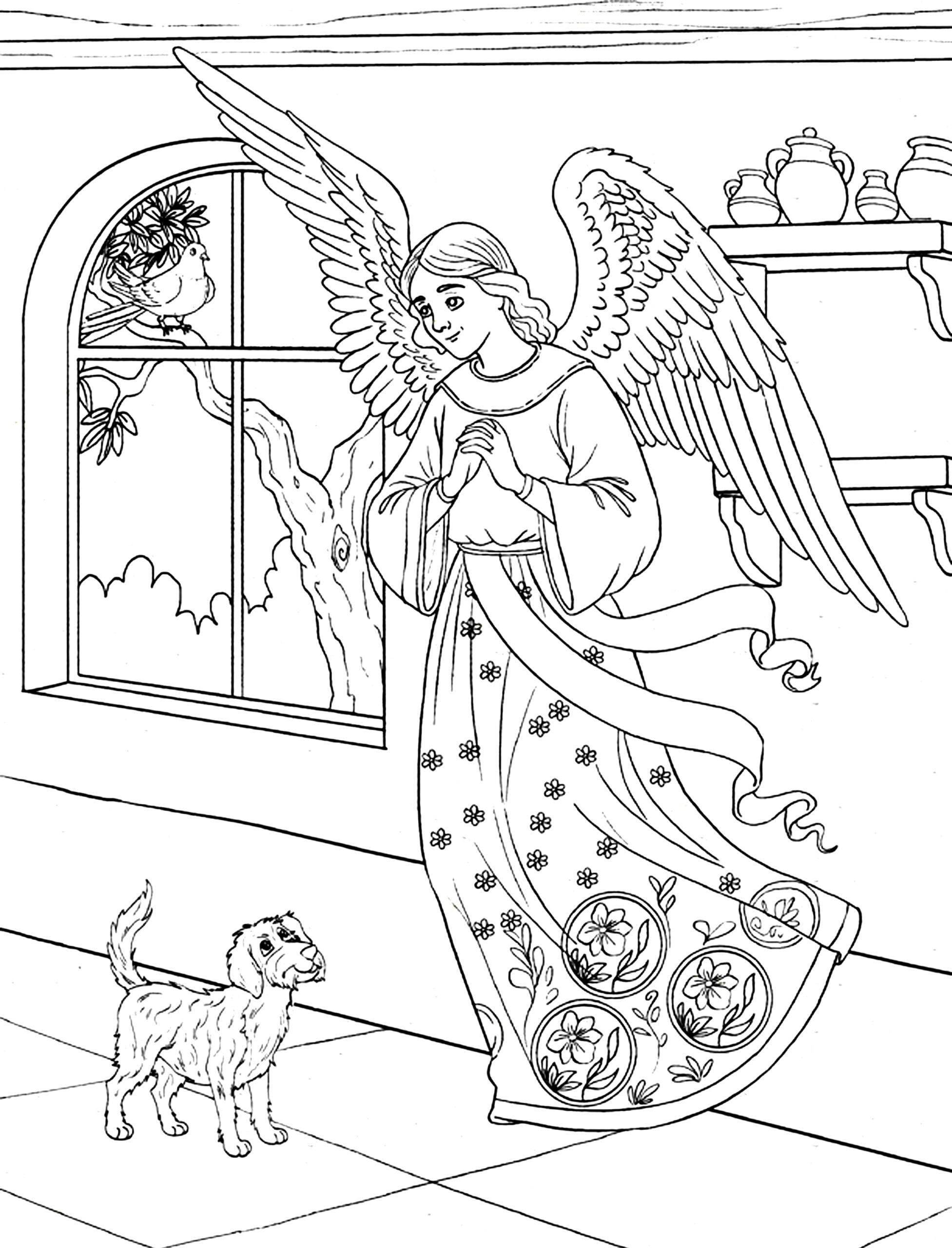 Nana Dove coloring page