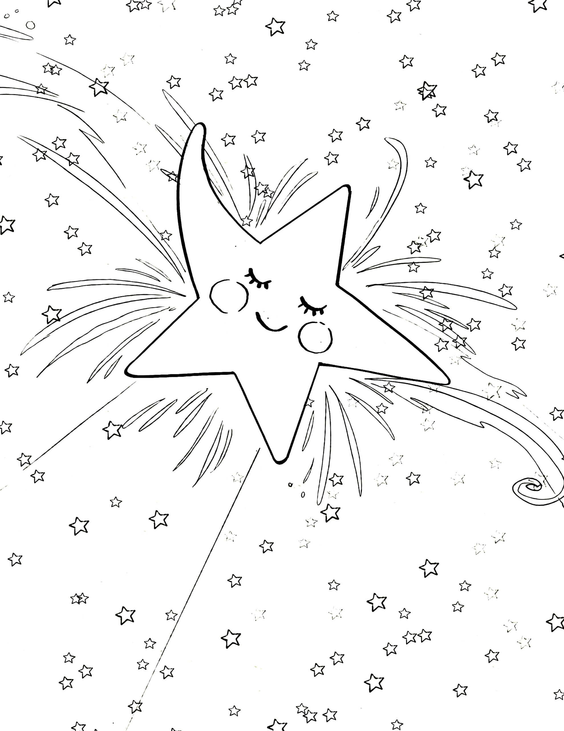 Christmas Star coloring page