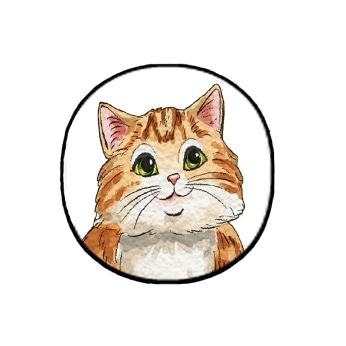 Grammie Cat's Christmas character illustration